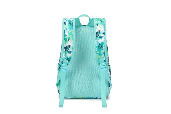 Green Butterfly School Bag Set