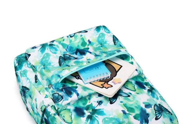 Green Butterfly School Bag Set