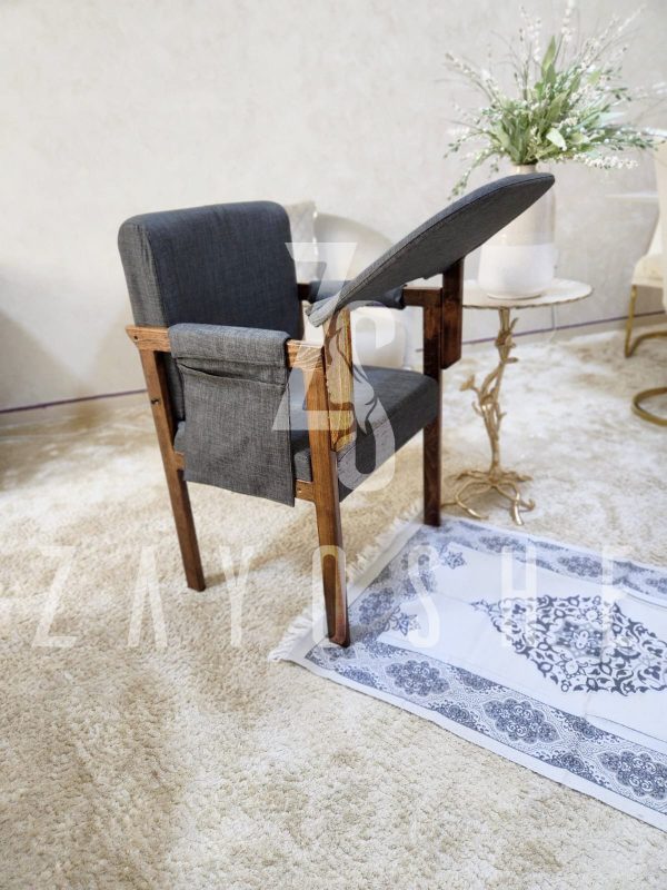Modern Muslim Prayer Chair-Grey