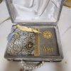 Grey-Velvet-Islamic-Gift-Set4 Grey Velvet Islamic Gift Set
