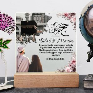 Personalized Acrylic Night Light Lamp For Couples