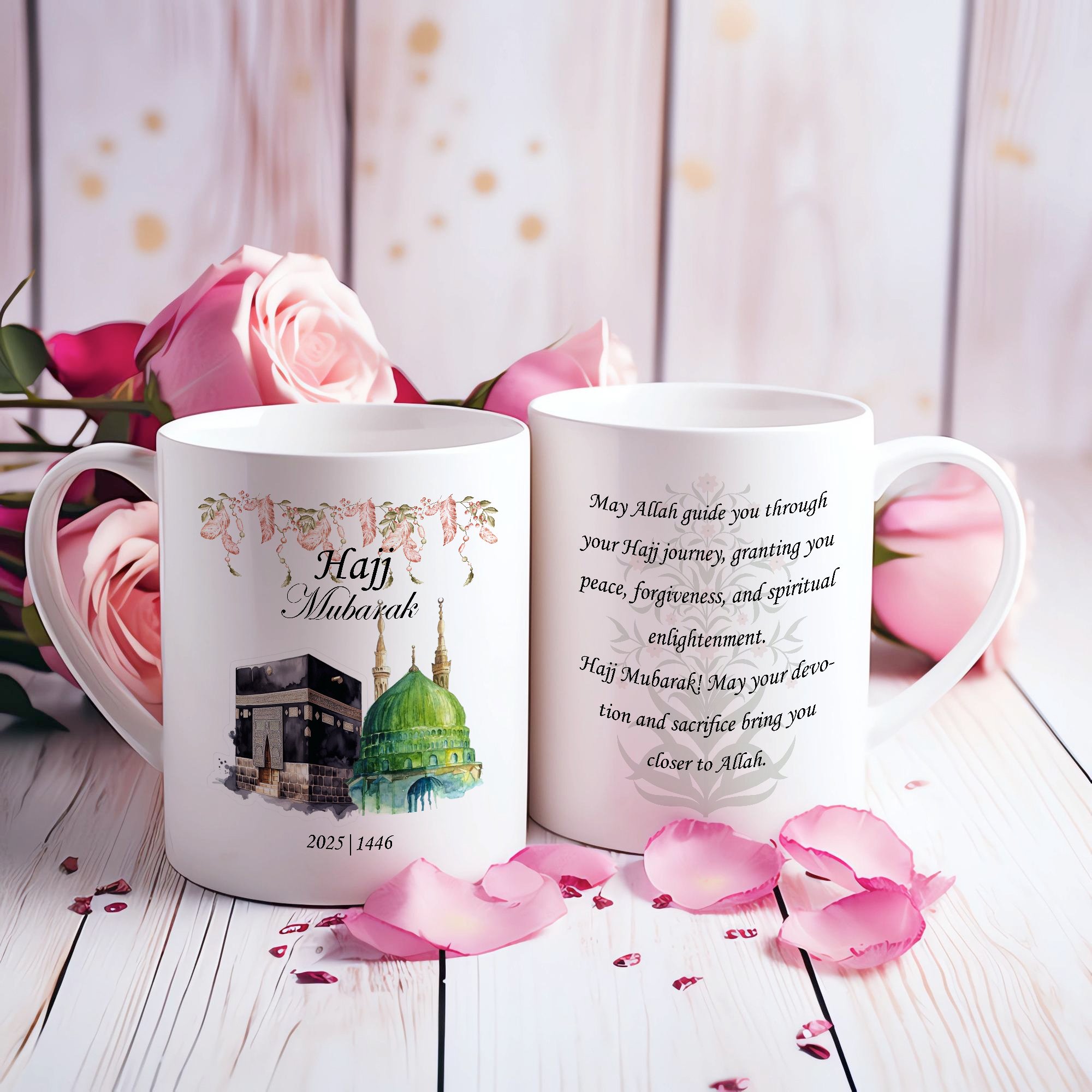 Hajj Mubarak Gift Mug - Drinkware gift from ZAYOSHE in Maleha Street, Sharjah, UAE - image 2