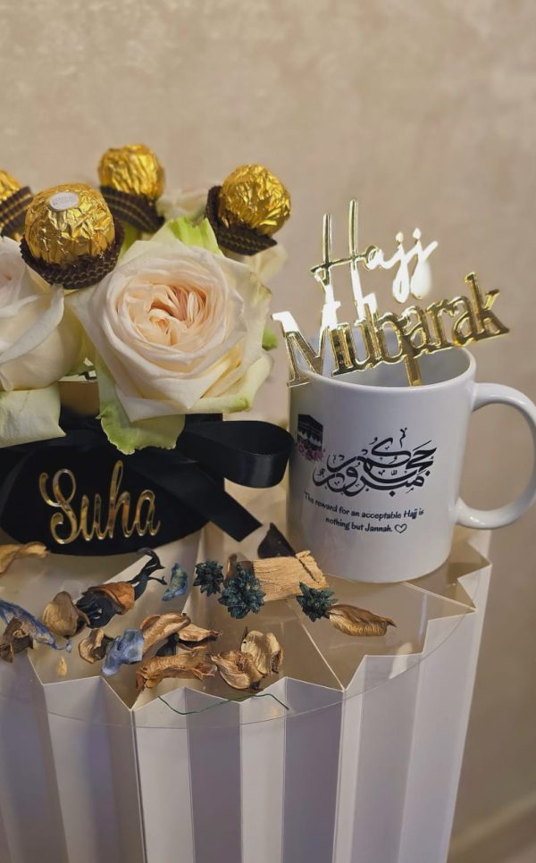 Hajj Mubarak Mug Bouquet