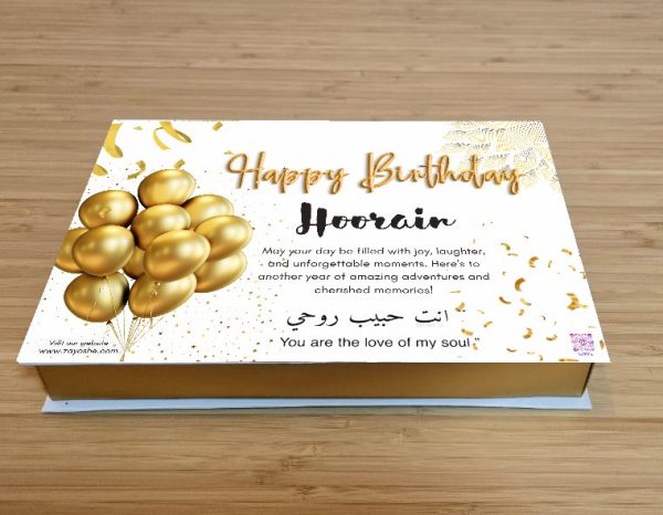 Happy Birthday Chocolate Box