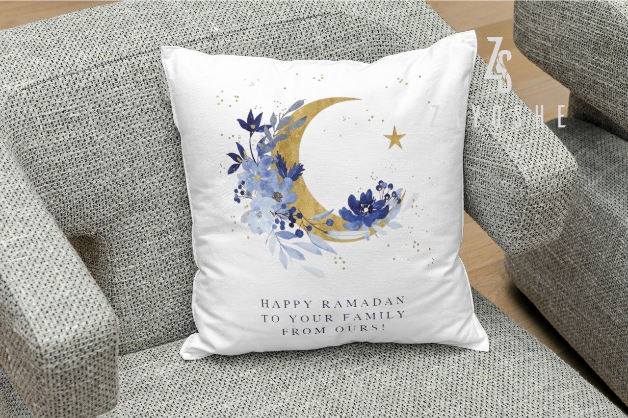 Happy Ramadan Family Cushion - Gifts gift from ZAYOSHE in Maleha Street, Sharjah, UAE - image 2