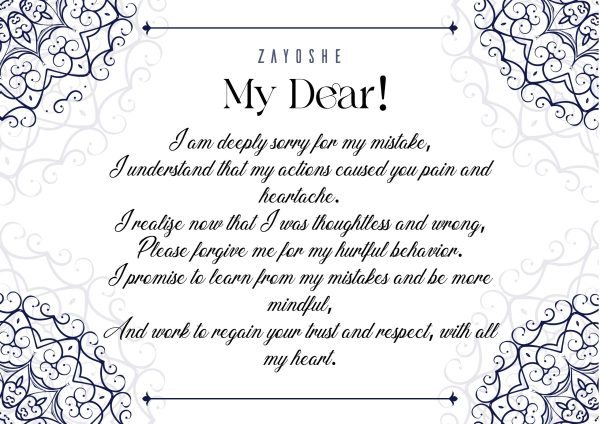 I'm Sorry Chocolate Box