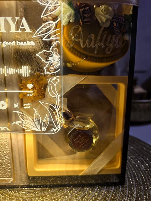 Gift Hamper with Spotify Custom LED & Perfume Edition Frame