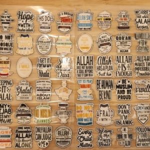 Islamic Muslim Stickers Set