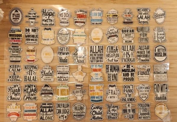 Islamic Muslim Stickers Set