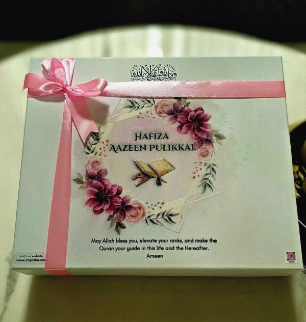 Luxurious Personalized Hifz Ul Quran Set For Hafiza