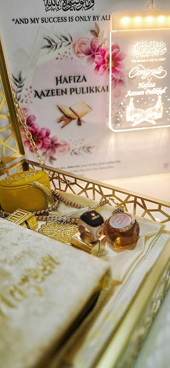 Luxurious Personalized Hifz Ul Quran Set For Hafiza