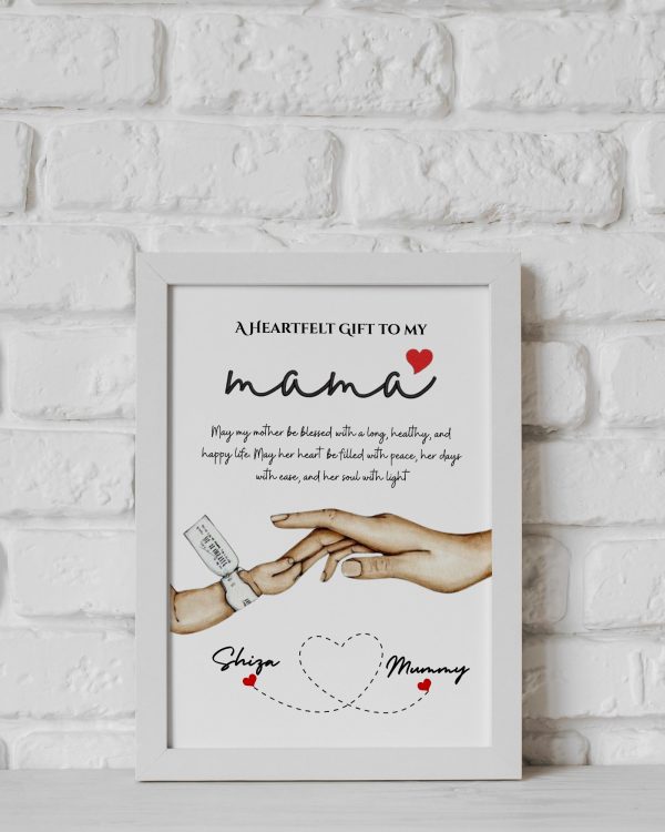 Mama's Love Personalized Wall Frame