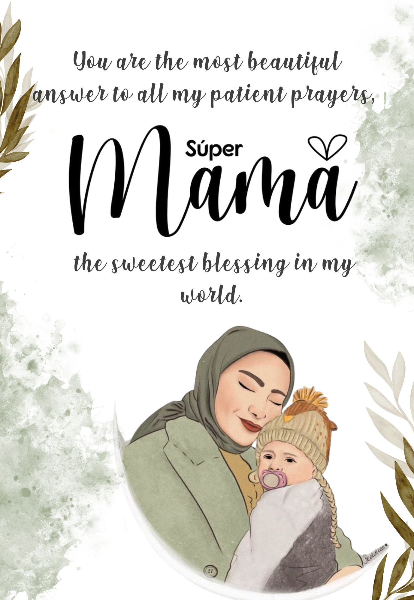 Mama’s Love Personalized Wall Frame - Frames gift from ZAYOSHE in Maleha Street, Sharjah, UAE - image 4
