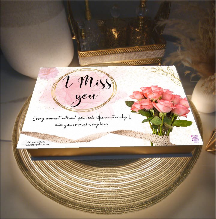 I Miss You Chocolates Box