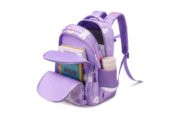 Moon Bear School Bag Set-Purple