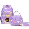 Moon Bear School Bag Set-Purple