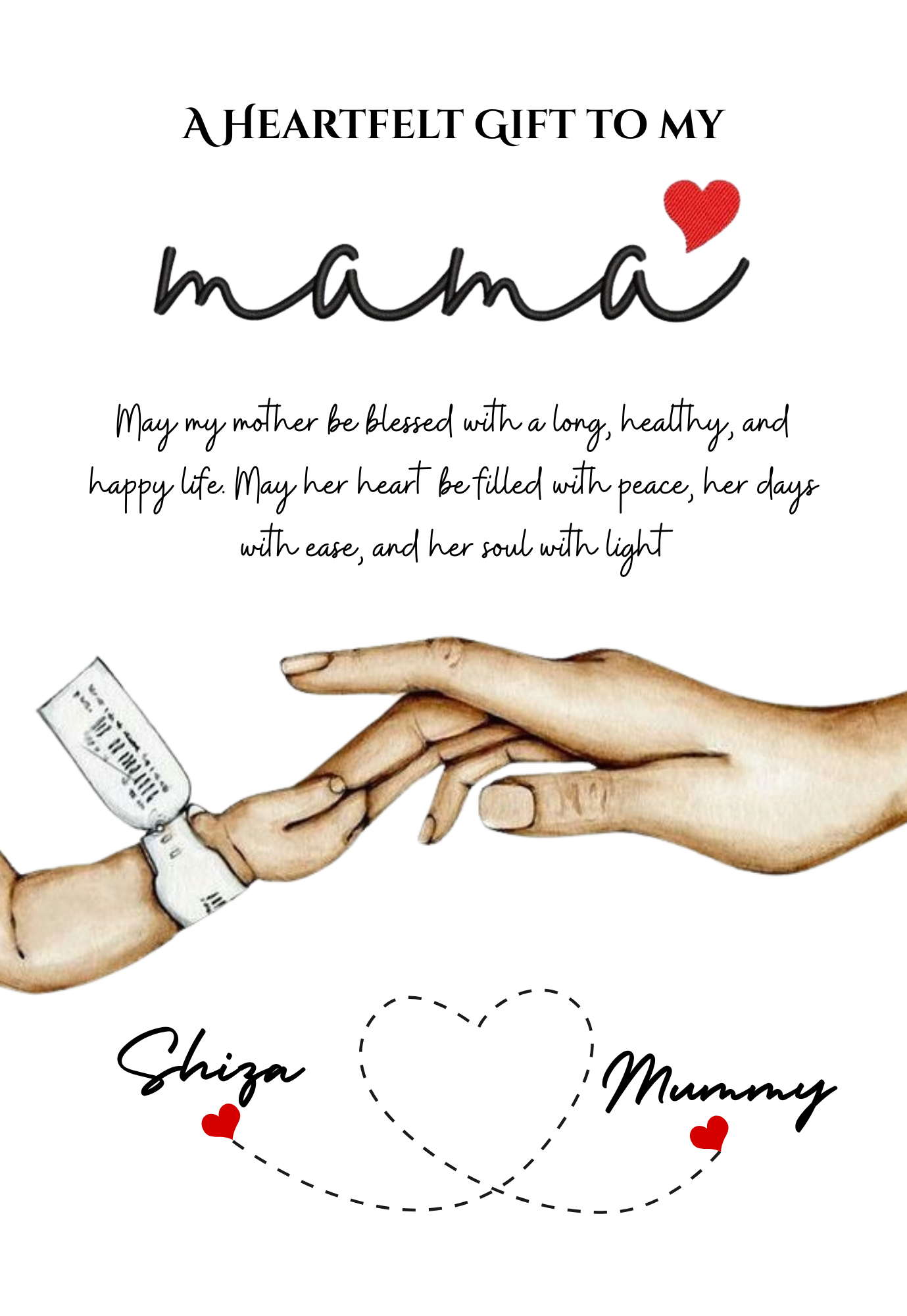 Mama’s Love Personalized Wall Frame - Frames gift from ZAYOSHE in Maleha Street, Sharjah, UAE - image 3