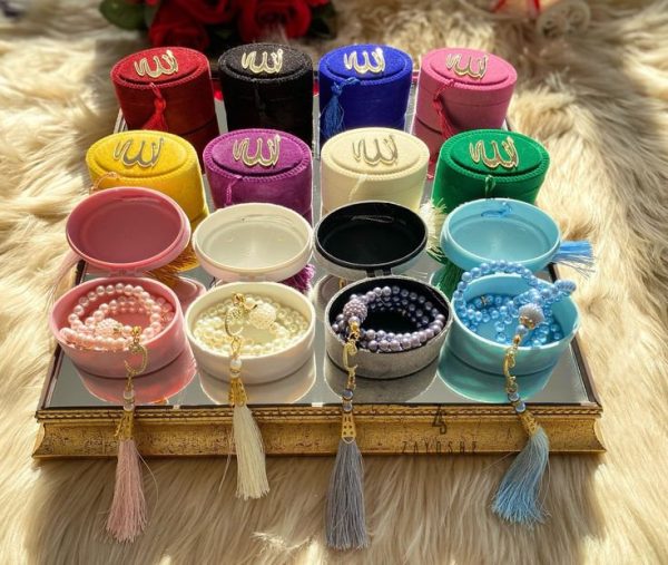 Allah Tasbeeh With Velvet Box