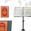 Mushaf Al Qiyam With Adjustable Quran Stand - Steel