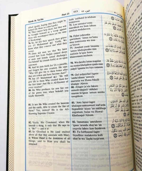 The Noble Quran - Transliteration In Roman Script