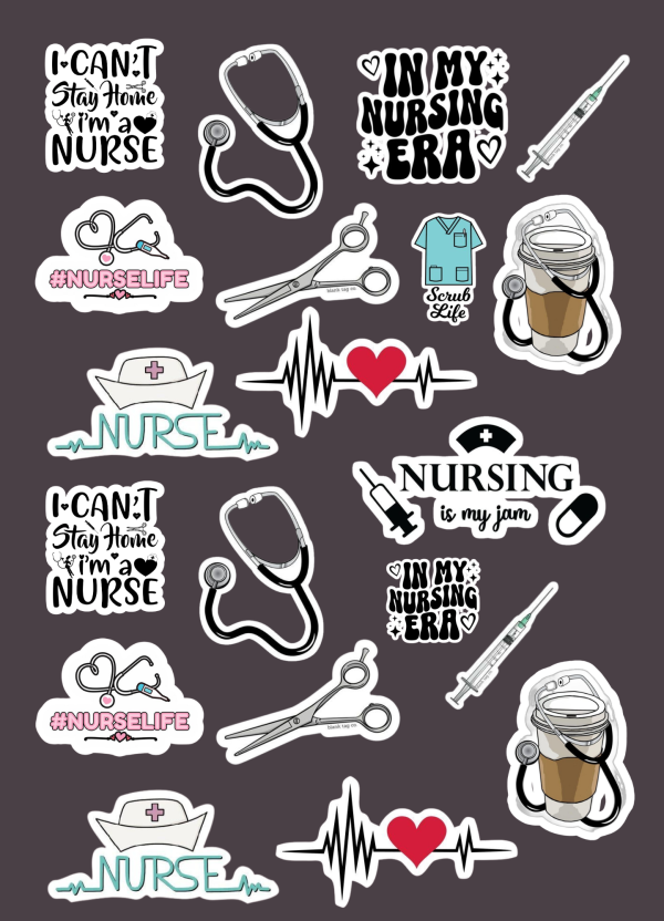 Nurse-Aesthetic-Sticker Nurse Aesthetic Sticker