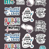 Nurse Life Sticker – Cute & Bold