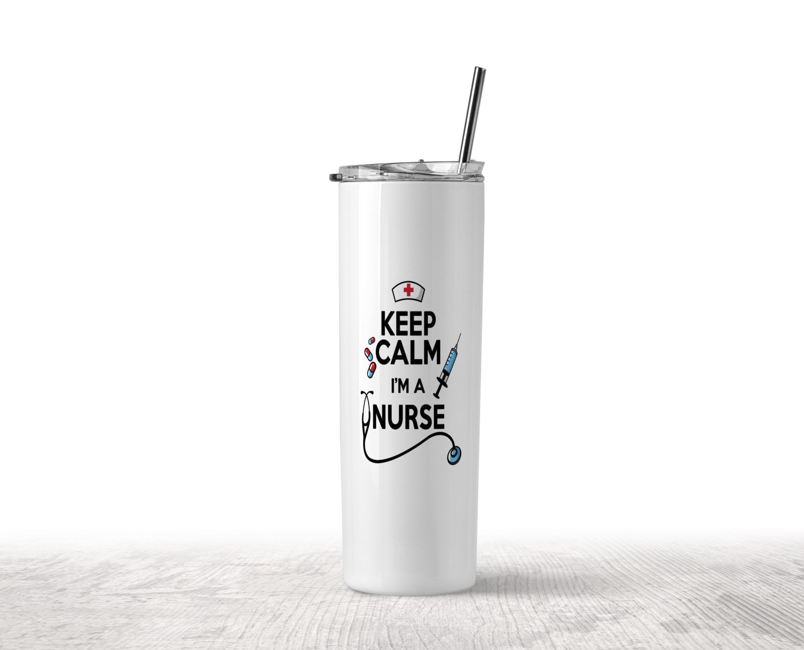 Nurse Stainless Steel Tumbler – Quoted design - Drinkware gift from ZAYOSHE in Maleha Street, Sharjah, UAE - image 2