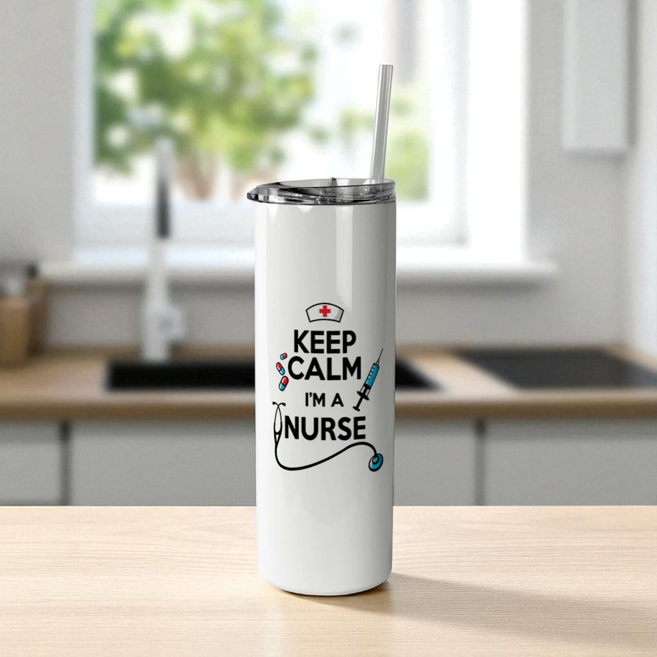 Nurse Stainless Steel Tumbler – Quoted design in Sharjah