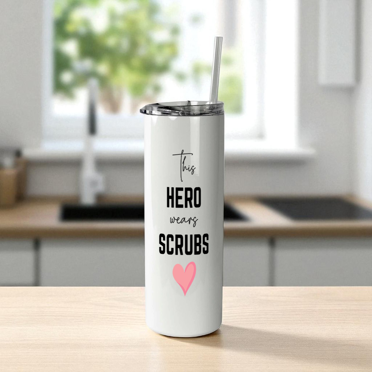 Nurse Stainless Steel Tumbler – Hero in Scrubs in Sharjah