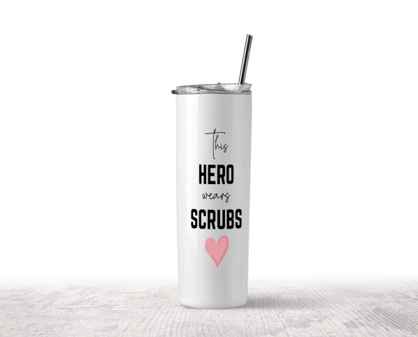 Nurse-Stainless-Steel-Tumbler-–-Hero-in-Scrubs-4-scaled Nurse Stainless Steel Tumbler – Hero in Scrubs