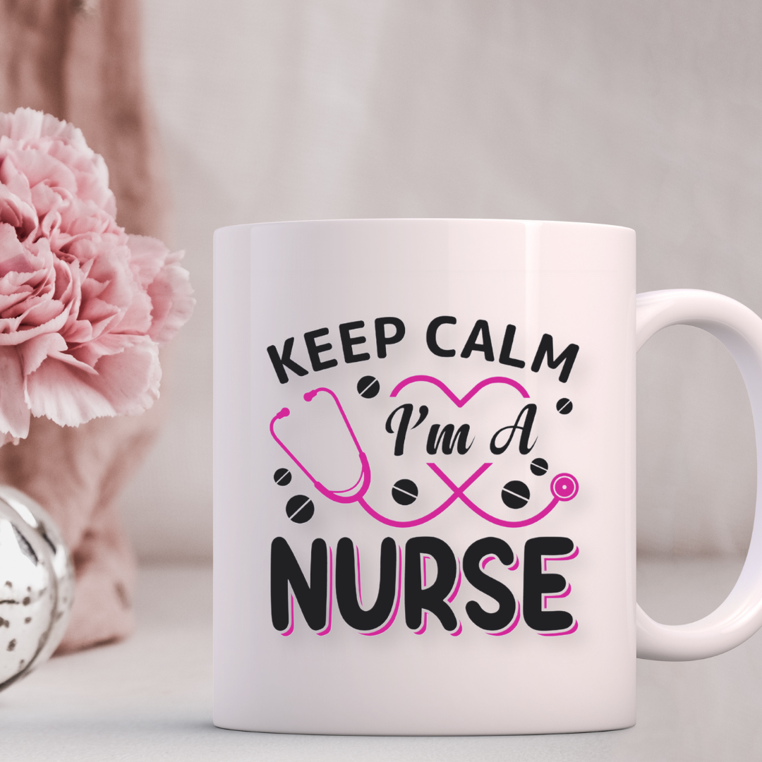 Nurse Vibes Only Mug - Drinkware gift from ZAYOSHE in Maleha Street, Sharjah, UAE - image 3