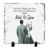 Personalised Wedding Photo Rock Slate