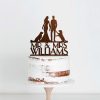 Personalized Bride & Groom Acrylic Cake Topper