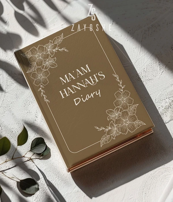 Personalized Floral Teacher Diary