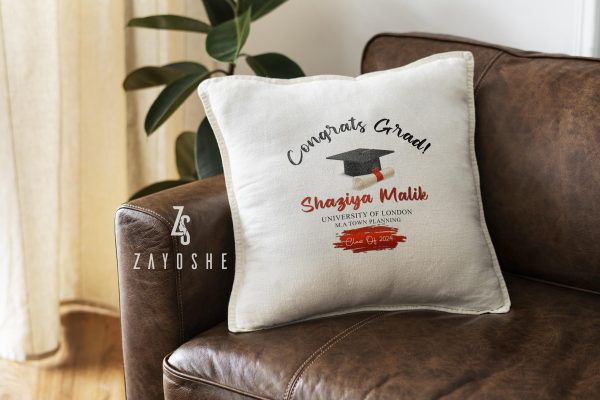 Congrats Graduation Personalized Cushion