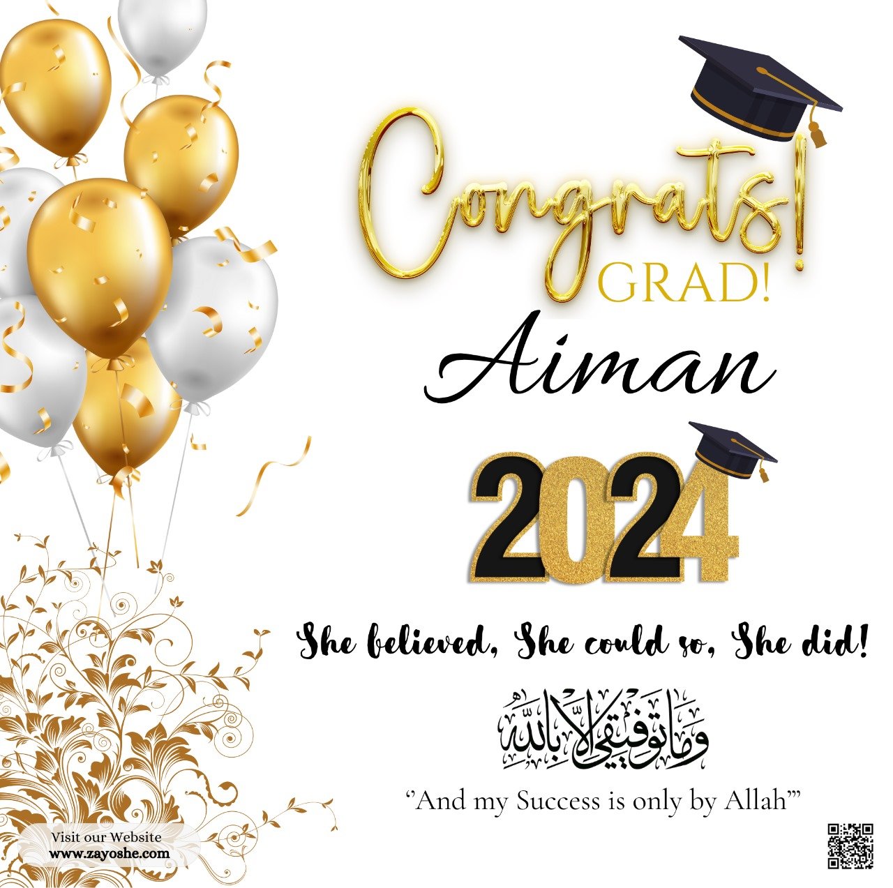 Congrats Grad Personalized Gift Box - Gift Sets gift from ZAYOSHE in Maleha Street, Sharjah, UAE - image 3