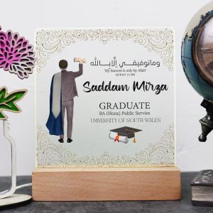 Personalized Graduation LED Lamp