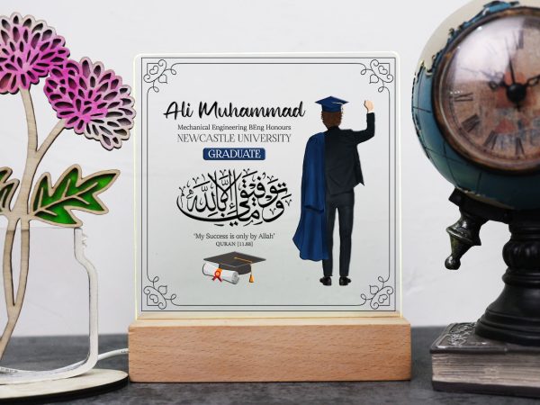 Personalized Graduation LED Lamp Night Light