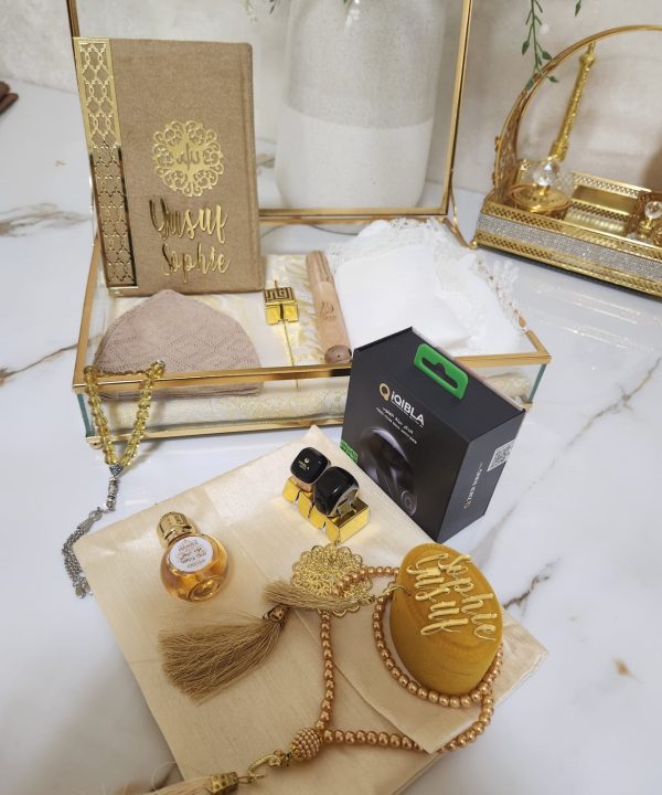 Personalized Islamic Wedding Gift Set - Gold