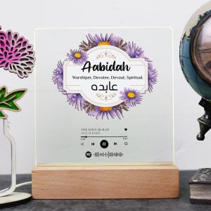 Personalized New Baby Acrylic LED Light