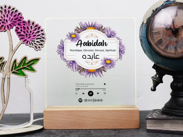 Personalized New Baby Acrylic LED Light