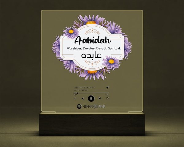 Personalized New Baby Acrylic LED Light