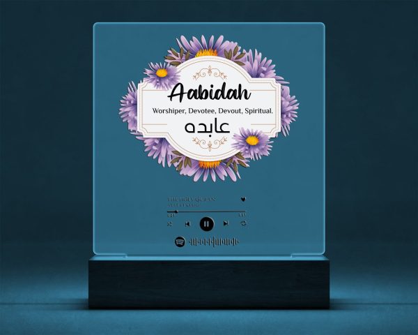 Personalized New Baby Acrylic LED Light