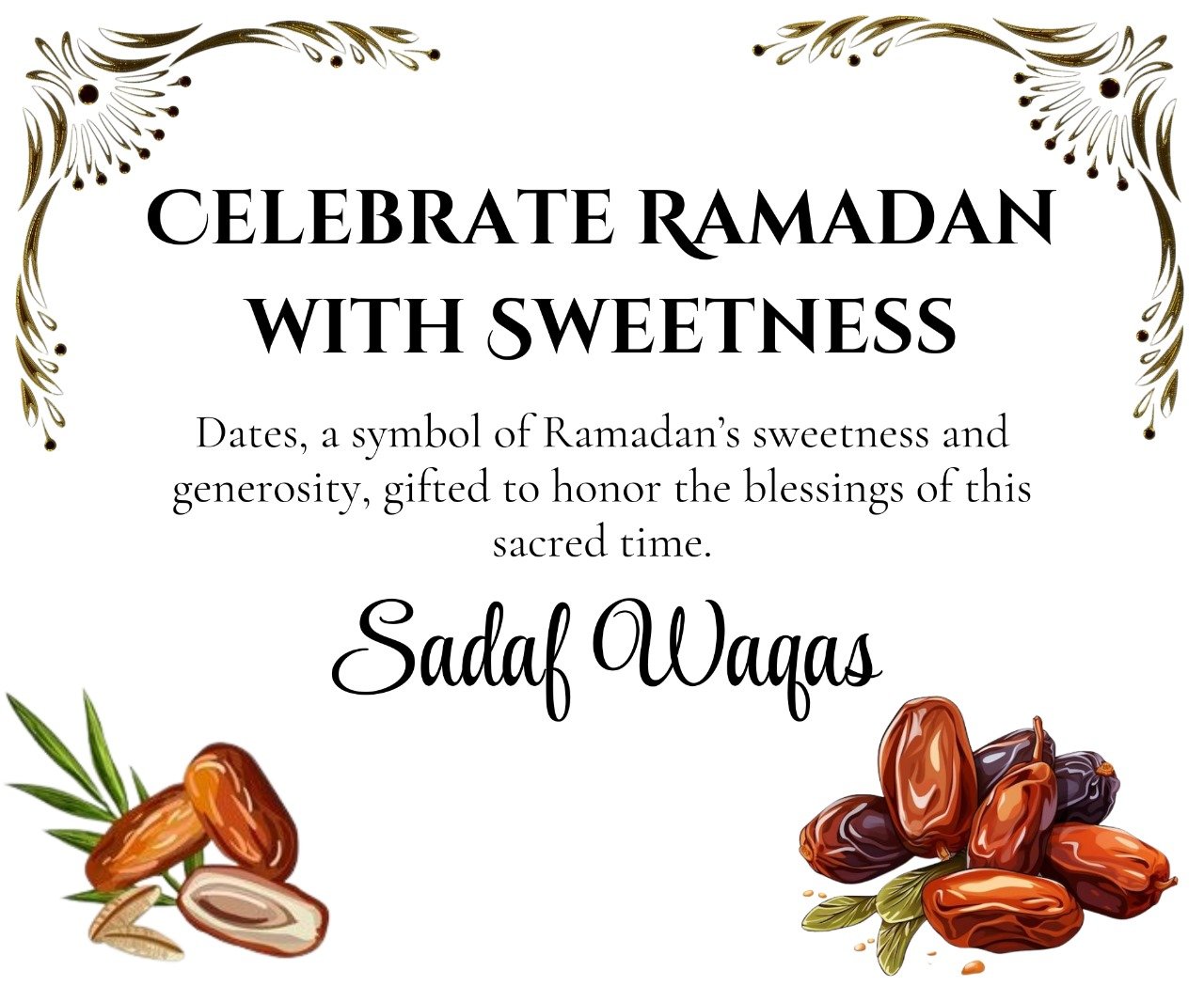 Personalized Ramadan Sweetness Gift box - Gift Sets gift from ZAYOSHE in Maleha Street, Sharjah, UAE - image 3