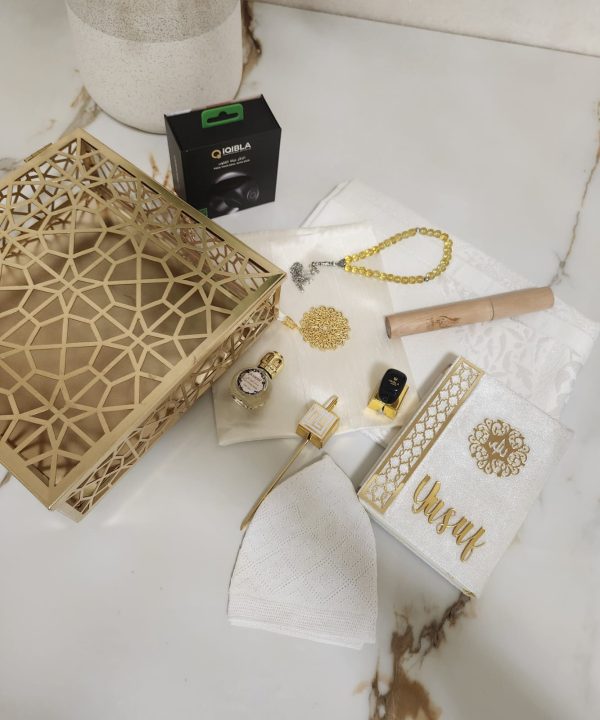 Personalized Royal Islamic Gift Box For Him - White