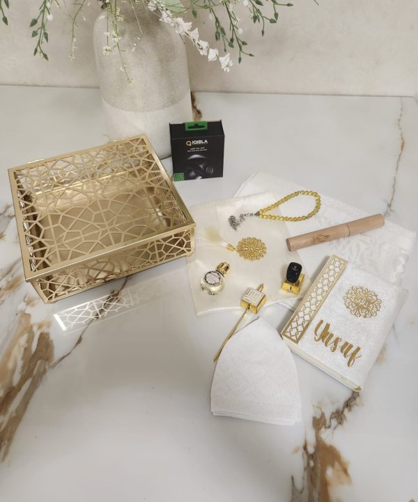 Personalized Royal Islamic Gift Box For Him - White