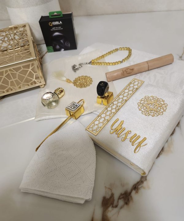 Personalized Royal Islamic Gift Box For Him - White