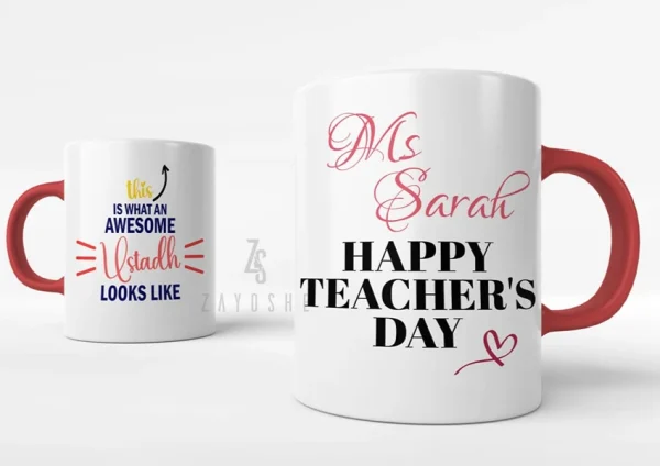 Personalized Teachers Day Mug