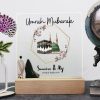 Personalized Umrah Mubarak Led Light For Couples