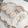 Personalized Velvet Pearl Prayer Tasbeeh-Off White